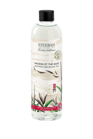Recarga de ambientador de varillas «Incienso y té negro» - 250 ml