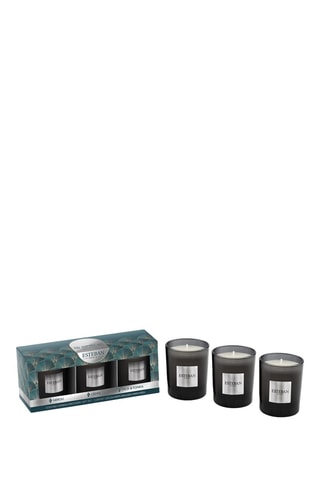 3 velas perfumadas «Nerolí, Cedro, Teca y tonka»