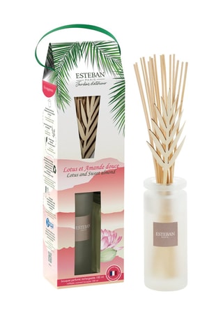 Ambientador con varillas - Loto y almendras dulces - 100 ml