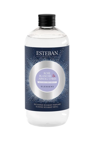 Recarga para ambientador de varillas - Rosa blanca y esencia de iris - 500 ml