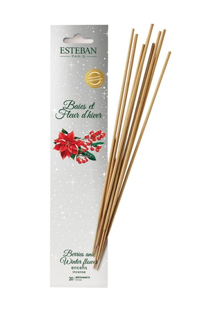 3 x 20 palos de incienso de bayas y flor de invierno