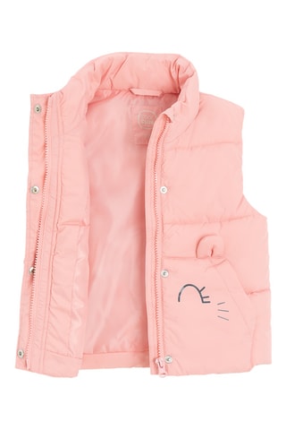 Doudoune sans manches - Rose