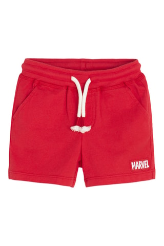 2 shorts Avengers Marvel - Rouge et beige
