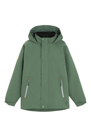 Veste à capuche 2-en-1 - Vert et noir