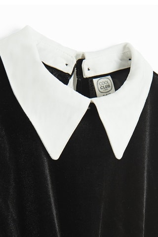 Robe en velours - Noir
