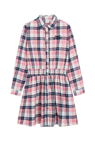 Robe - Rose et blanc