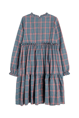 Robe - Bleu canard et orange