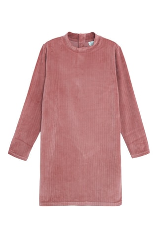 Robe en velours - Rose