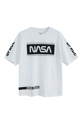 T-shirt NASA - Blanc