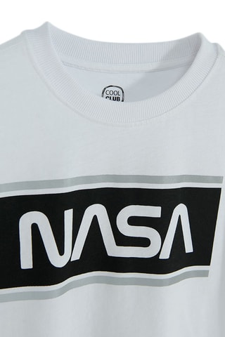 T-shirt NASA - Blanc