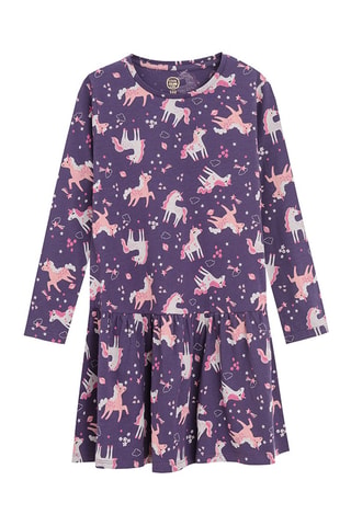 Robe et legging - Violet et rose
