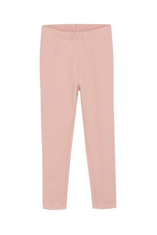 2 leggings - Rose et écru