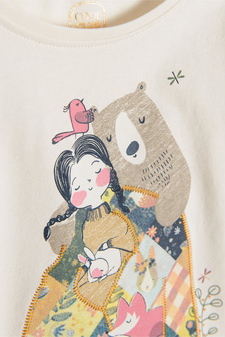 T-shirt - Beige