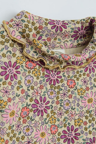 T-shirt - Violet et rose poudré