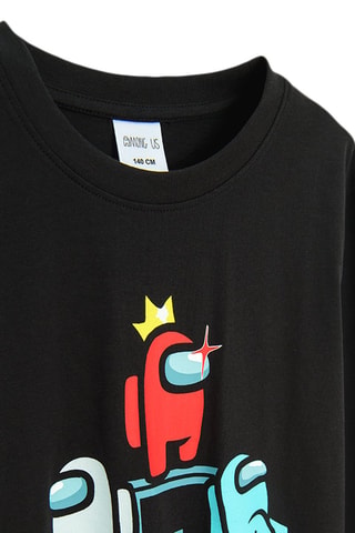 T-shirt Among Us - Noir