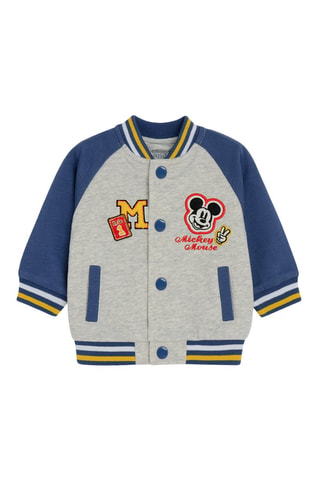 Sweat Mickey Disney - Gris clair chiné