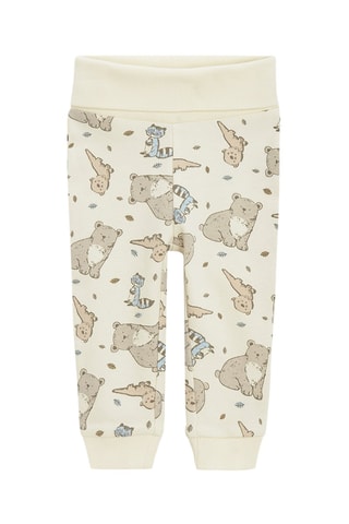 2 joggings - Ecru et marron