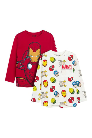 2 t-shirts Avengers Marvel - Multicolore
