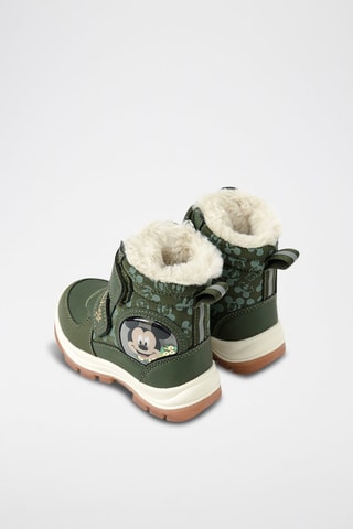 Boots fourrés Mickey Disney - Kaki