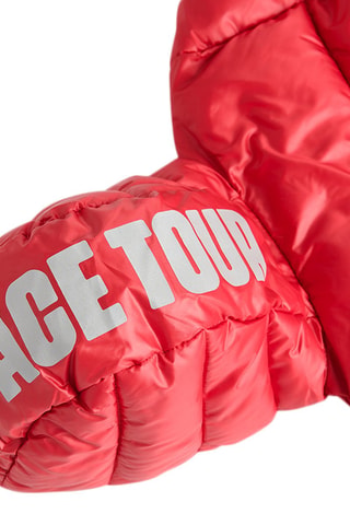 Doudoune à capuche - Rouge