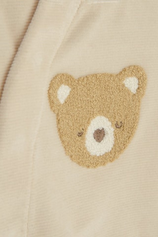 Sweat en velours - Beige