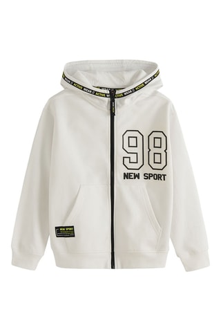 Sweat à capuche - Blanc