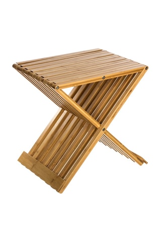 Taburete plegable de bambú - Natural