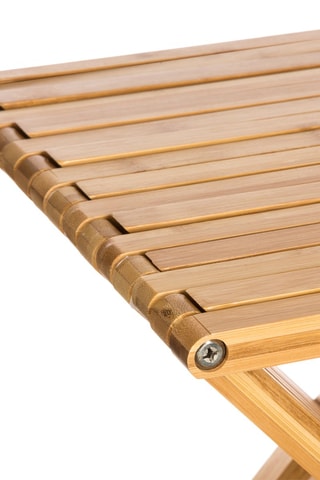 Taburete plegable de bambú - Natural