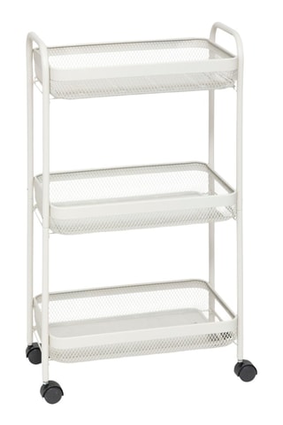 Mueble auxiliar - 3 niveles - Blanco