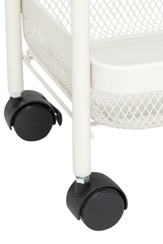 Mueble auxiliar - 3 niveles - Blanco