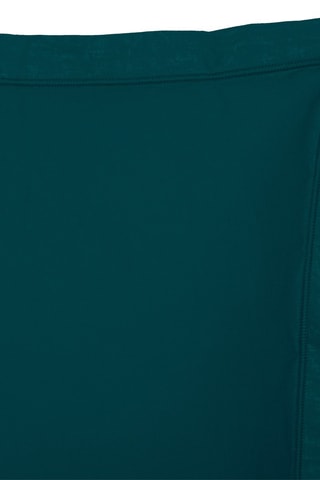 Funda de almohada de percal de algodón 80 hilos/cm² - Azul pato