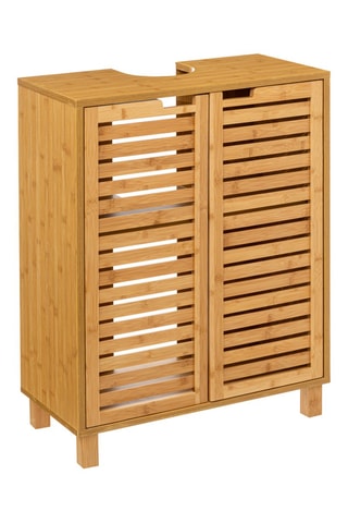 Mueble de cuarto de baño - 60 x 28 x 80 cm - Marrón