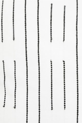 Juego de nórdico de algodón 57 hilos/cm² Kain - Negro y blanco