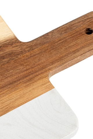 Tabla para cortar de acacia y mármol Harmony - 42 x 20 cm