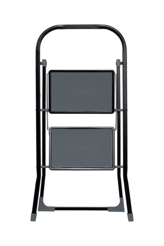 Escalerilla con 2 peldaños - Gris y negro