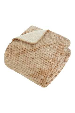Plaid Lyno - Beige - 130 x 170 cm