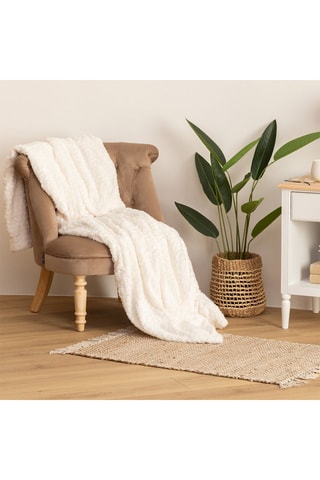 Plaid Four - Blanc - 180 x 0,5 x 230 cm