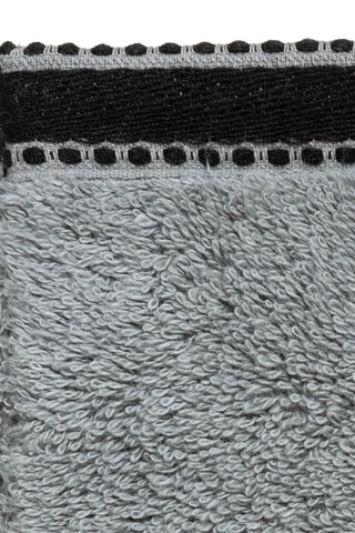 2 manoplas de baño Joia - Gris oscuro - 15 x 21 cm