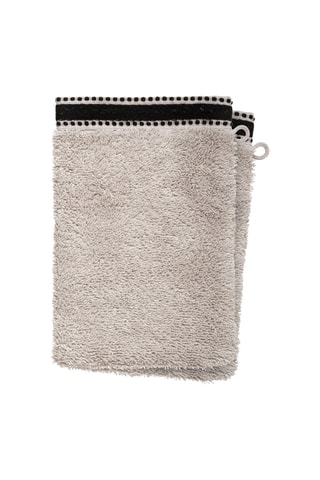 2 manoplas de baño Joia - Beige - 15 x 21 cm