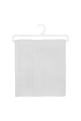 Toalla de mano - Blanco - 50 x 90 cm