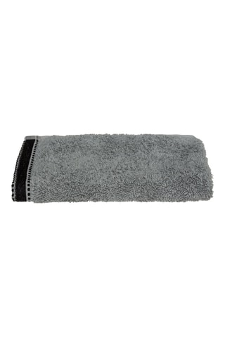Toalla de tocador Joia - Gris oscuro - 30 x 50 cm