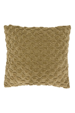 Coussin en velours - Kaki - 40 x 10 x 40 cm