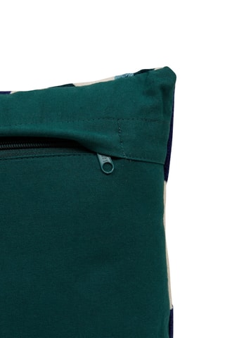 Coussin - Bleu marine et blanc - 30 x 50 cm