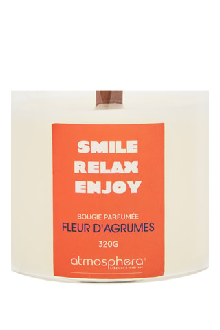 3 velas perfumadas «Fleur d’agrumes, Ambre et Eucalyptus»