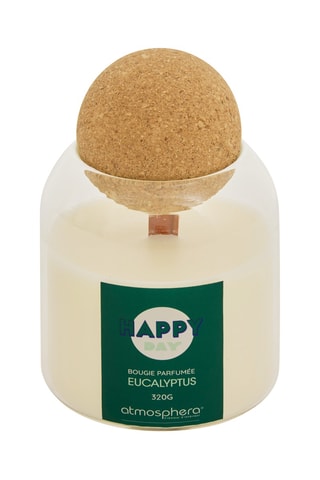 3 velas perfumadas «Fleur d’agrumes, Ambre et Eucalyptus»