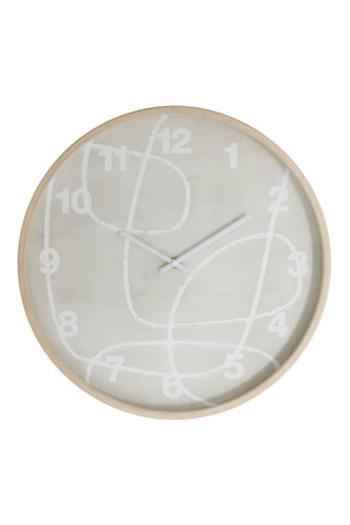 Reloj - 38 cm - Marrón
