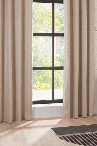 Cortina opaca - Beige jaspeado - 140 x 260 cm