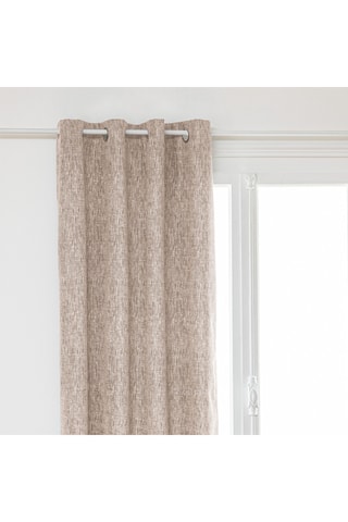 Cortina opaca - Beige jaspeado - 140 x 260 cm