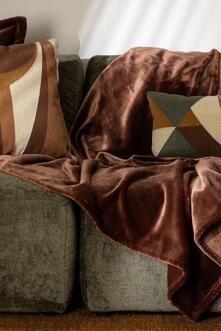 Plaid - Marron - 130 x 180 cm