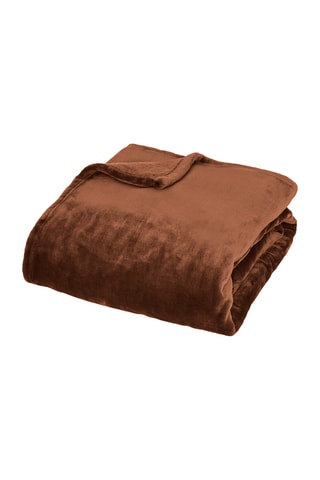 Plaid - Marron - 130 x 180 cm